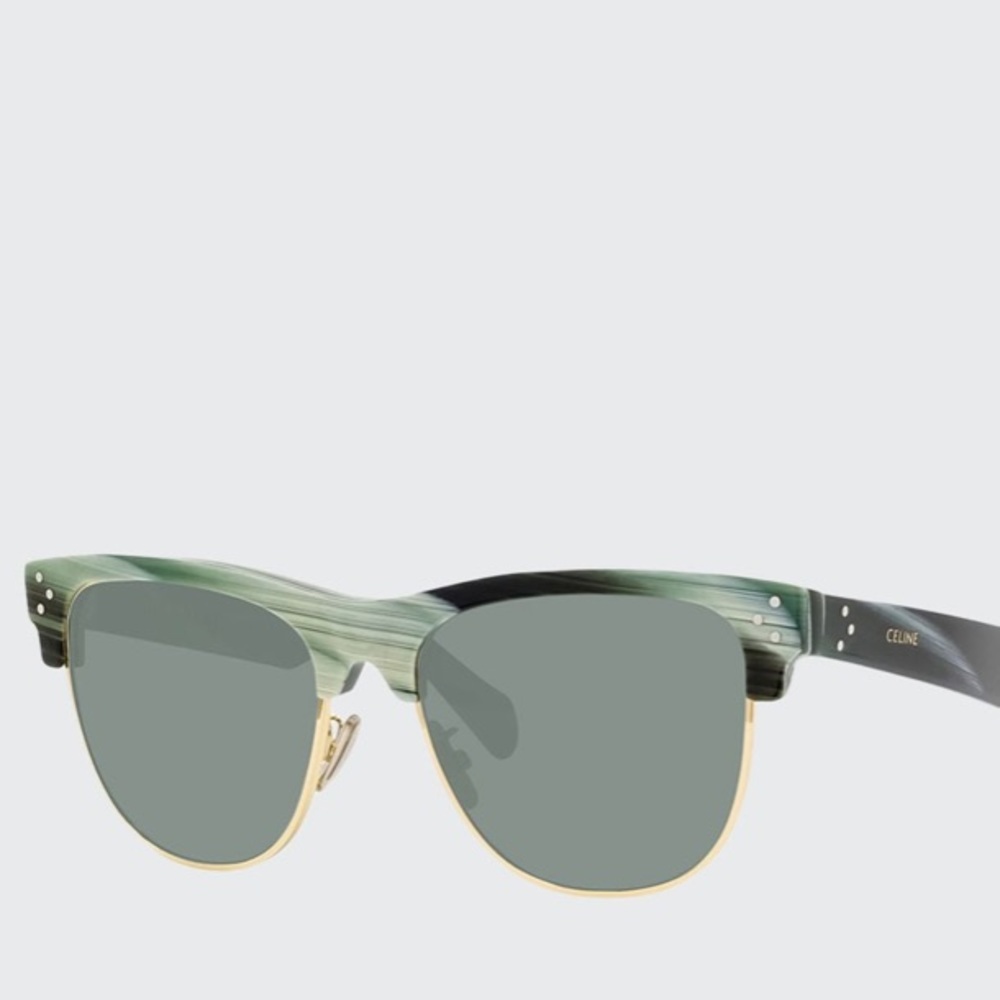 Celine Green Horn Sunglasses New